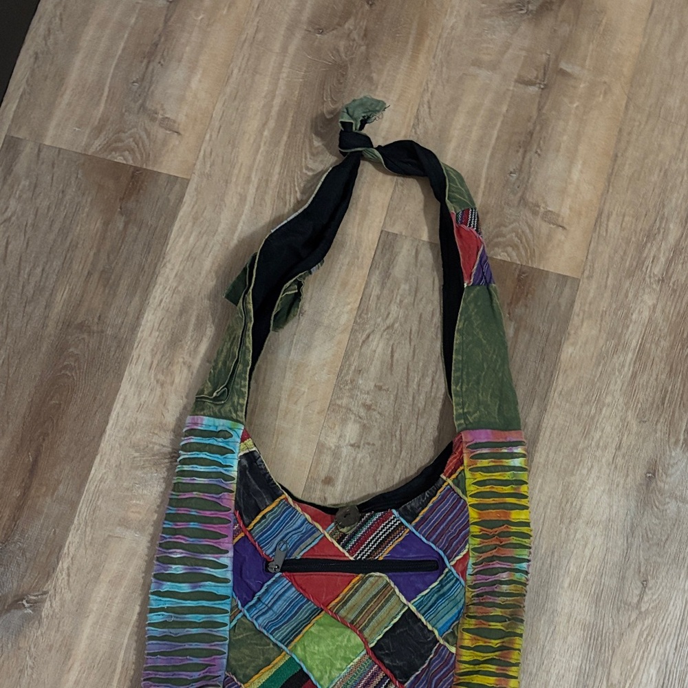 Earthbound Multicolor Patchwork Shoulder Bag - image 2